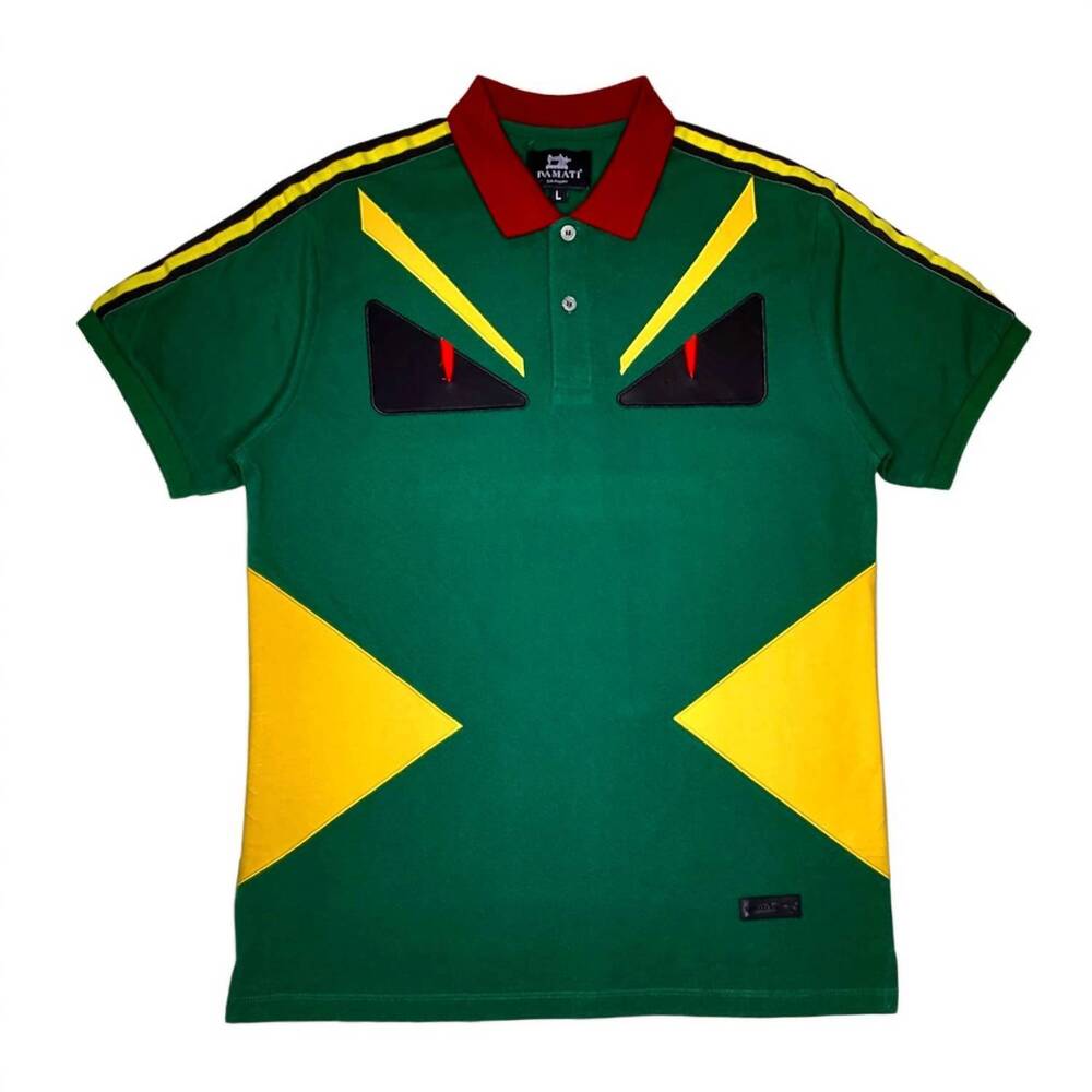 NEW DAMATI men's emote polo in green